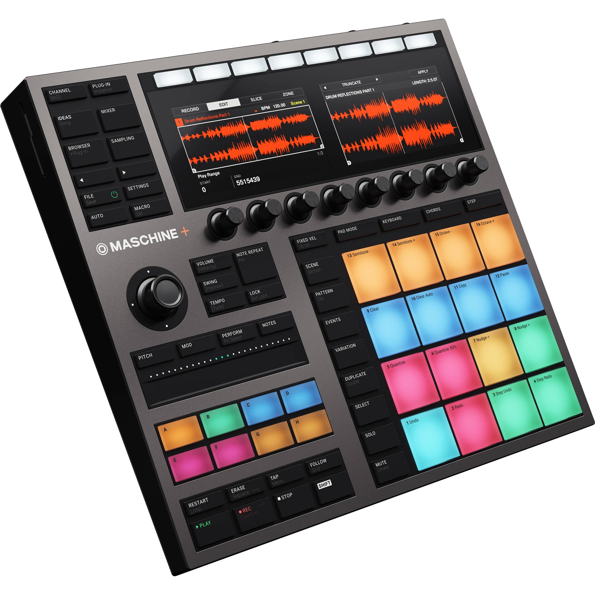 download native instruments maschine plus standalone production and performance instrument