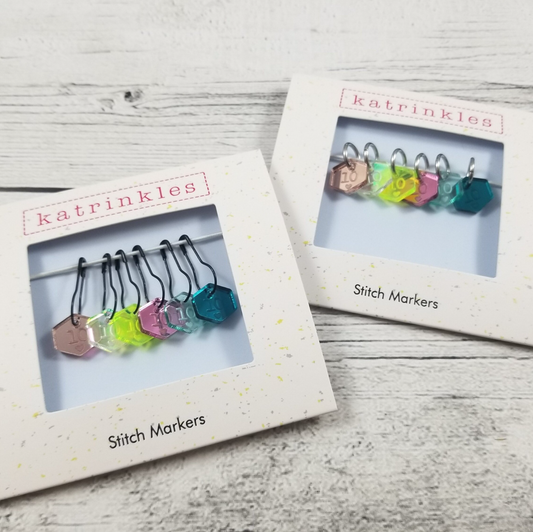 Stitch Markers, GSR Markers, and Pin Markers - Jill Wolcott Knits