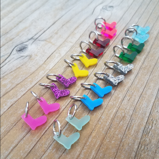 2023 Knit Round Stitch Marker Set - Acrylic - NEW COLORS!