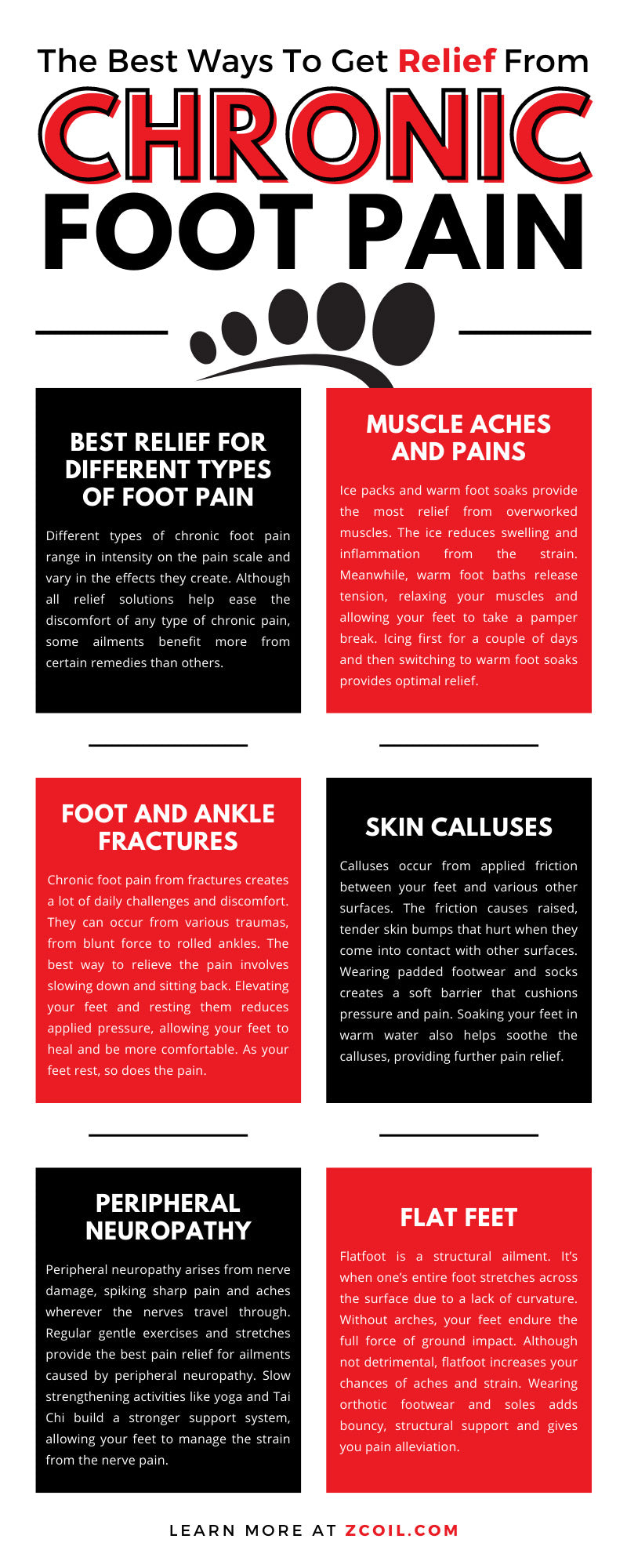 The Best Ways To Get Relief From Chronic Foot Pain