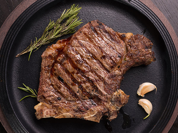 Garlic and Rosemary Ribeye Steak