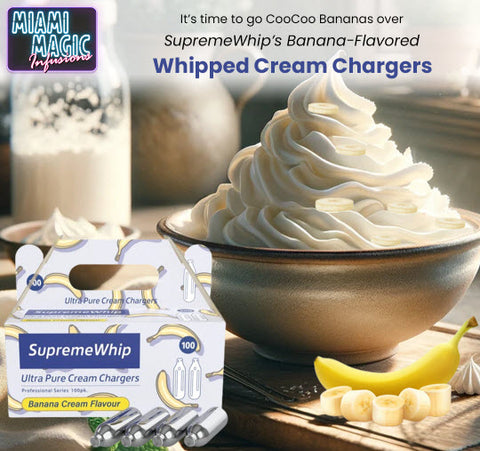 Banana Flavored Whipped Cream Chargers