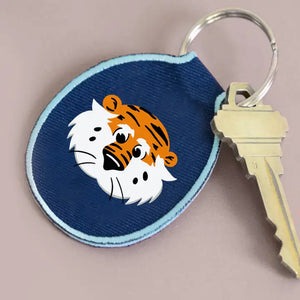 Auburn University Aubie Embroidered Keychain - Pop & Pour Party Co