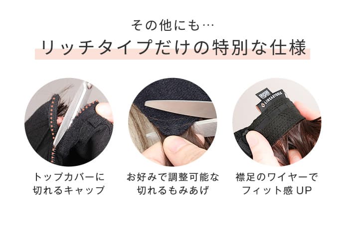 その他にもリッチタイプだけの特別な仕様