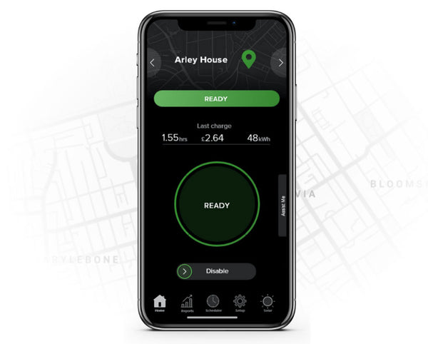 Home EV charger with smart features