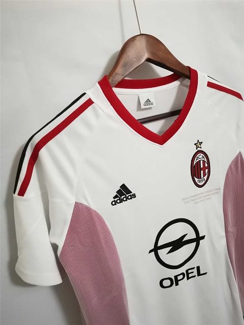   AC Milan 02-03 Away White Football Kit