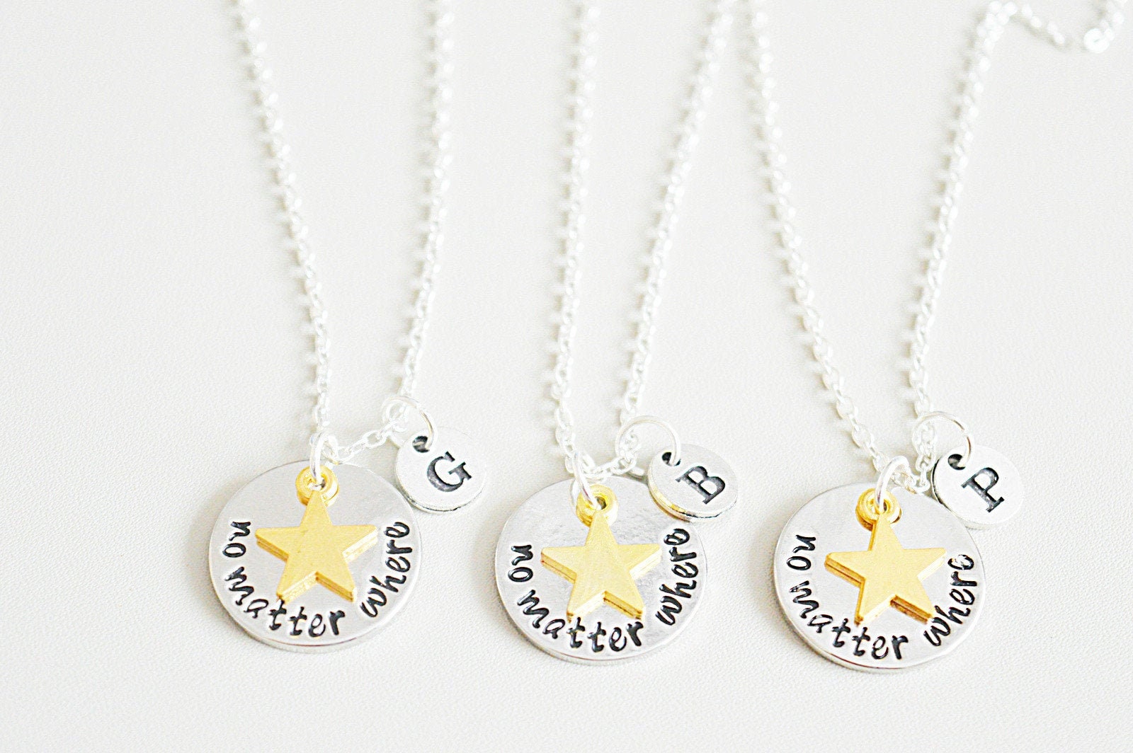 3 Best friends necklace, 3 Necklace set, 3 Sisters gifts, Sisters matc –  Little Happies Co