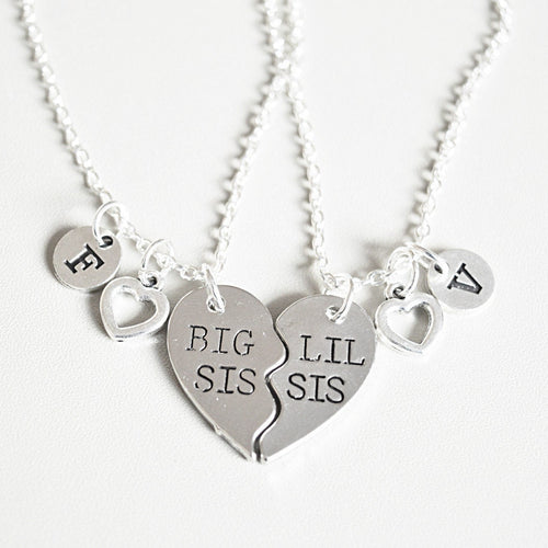 Buy FLYOWChristmas Gifts Sister Necklaces/Mother Daughter Necklaces/Friendship  Necklaces for 2 Sterling Silver Heart Necklace Twin Sorority Heart Halves  Matching Family Birthday Gifts form Dad Mom Grandmother Son Besties Online  at desertcartINDIA
