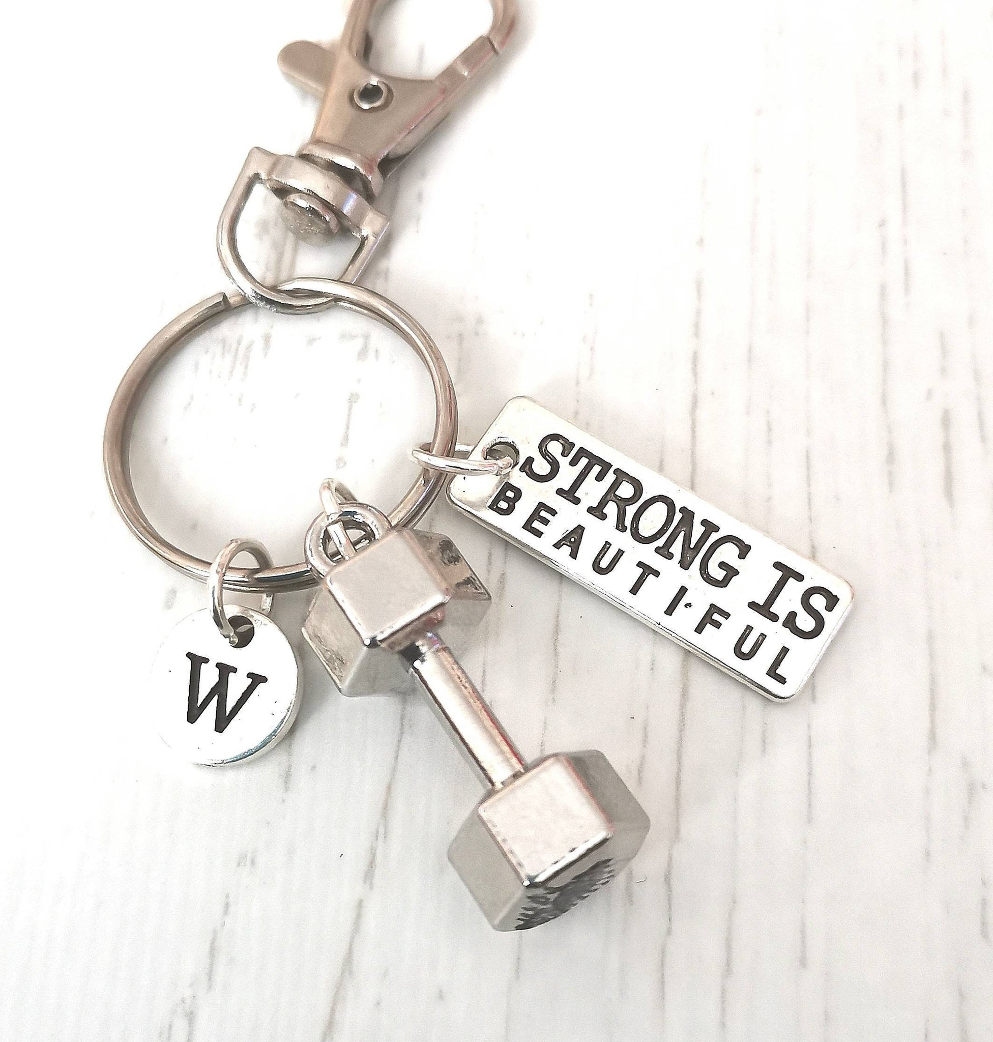 Workout Gift Keychain Fitness Gift Key Rings Bodybuilder Gifts