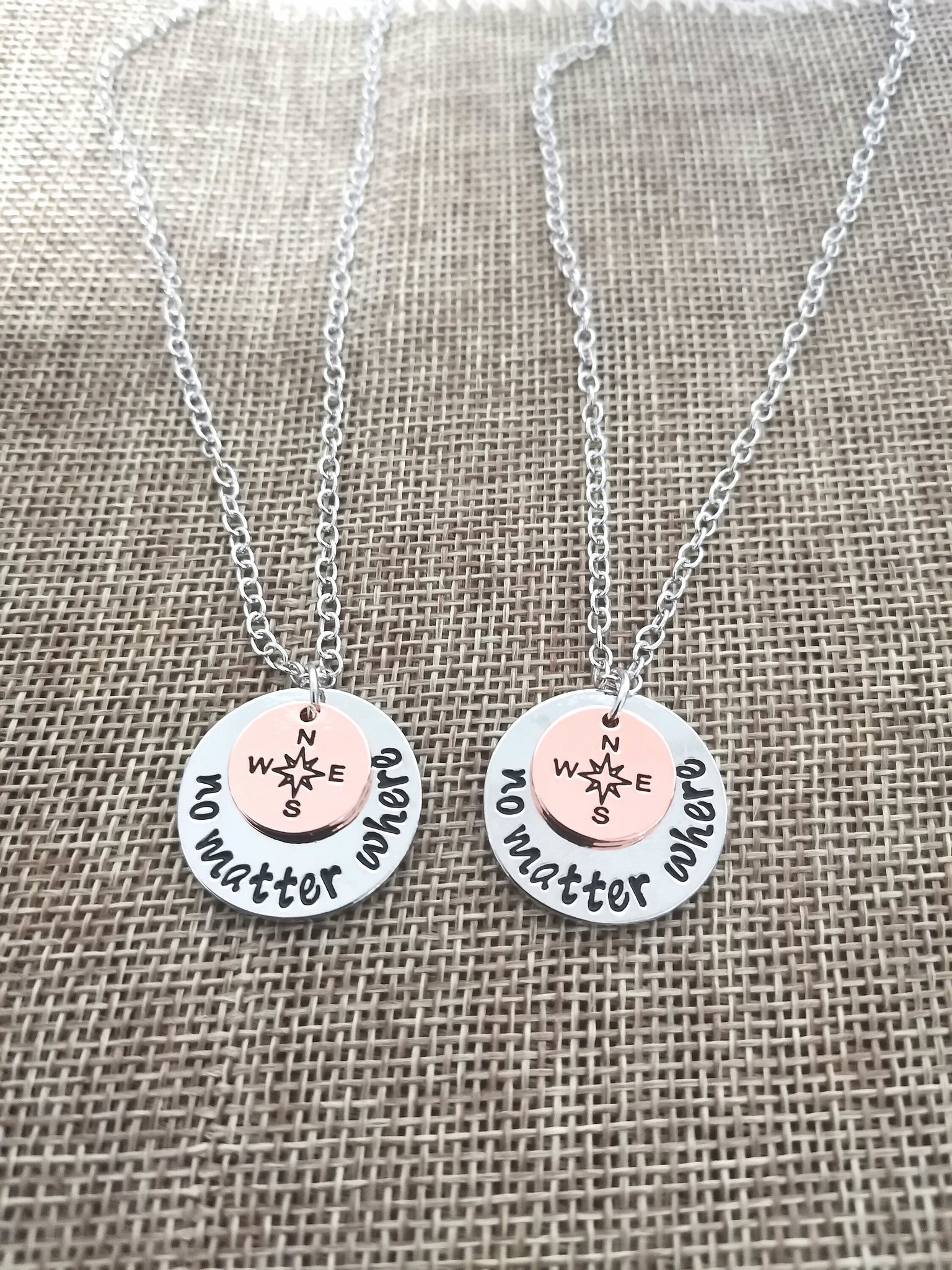 Clover Matching Necklaces Gift Set for Best Friends 4 People Alloy Gold  Silver – Loforay