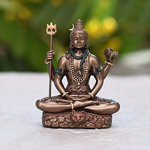 Metal Dancing Shiva / Nataraja Statue for Home Decor - Gold Plated Sho –  Mangal Fashions