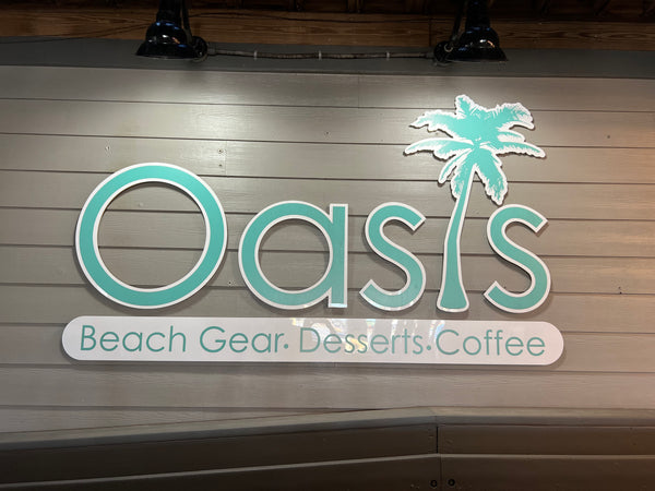 Oasis Entry Logo at the Boardwalk Okaloosa Island