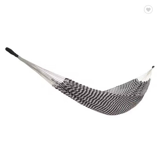 Bliss Hammocks BH-402RP-BL Brazilian Style Rope Hammock w/ Hanging Hardware | 34-in. Wide | 350 Lb. Capacity|Bliss Hammock