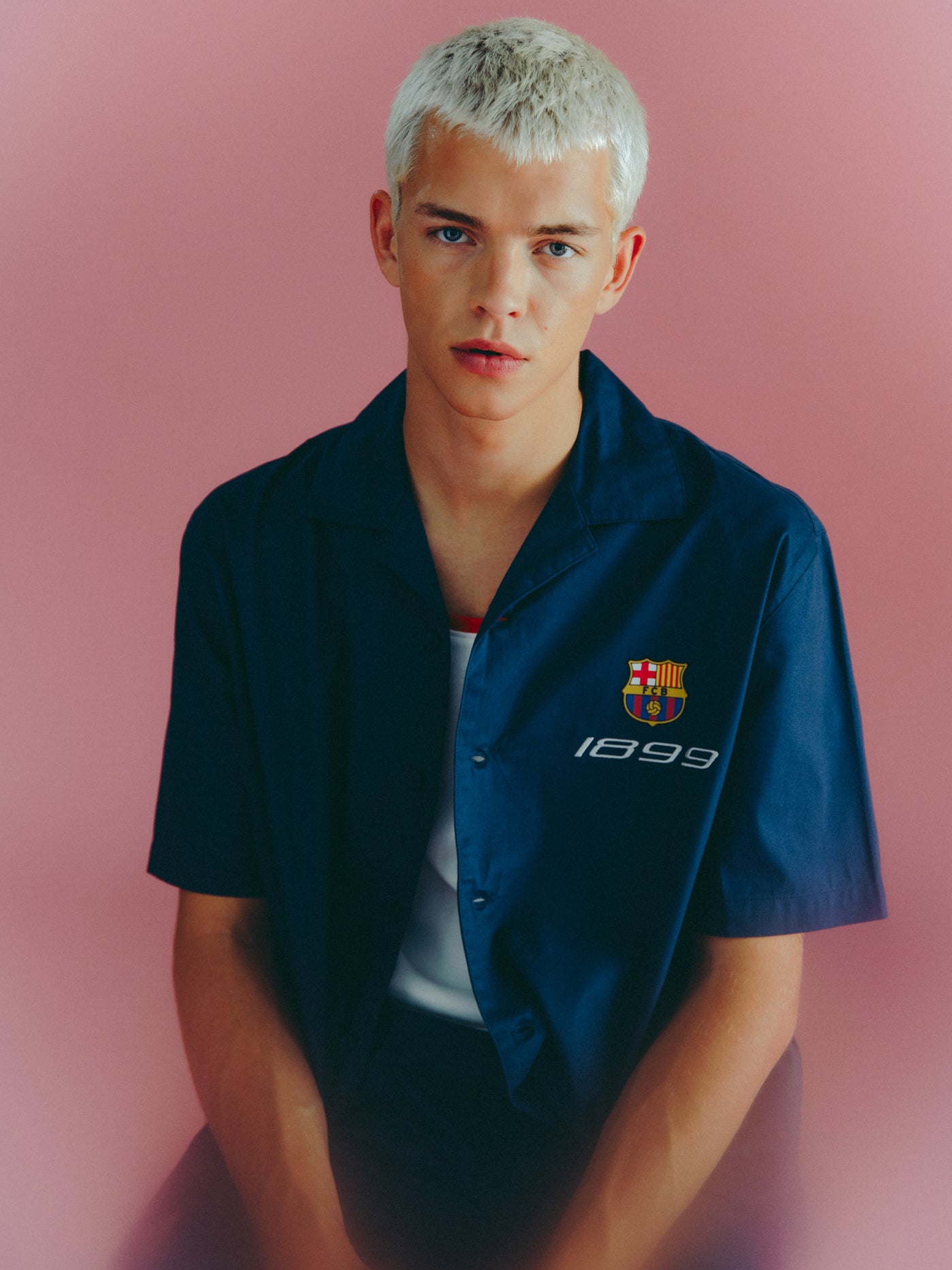 Shirt navy Festival Barça - Oversize