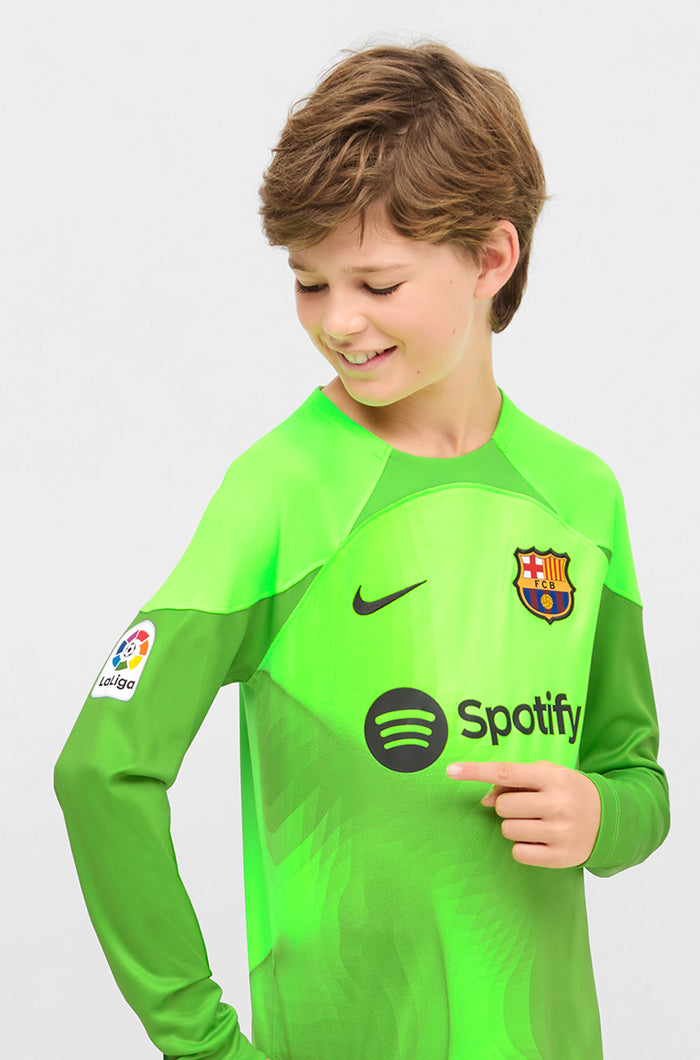 Camiseta portero del FC Barcelona - Junior – Barça Official Store Spotify Camp Nou
