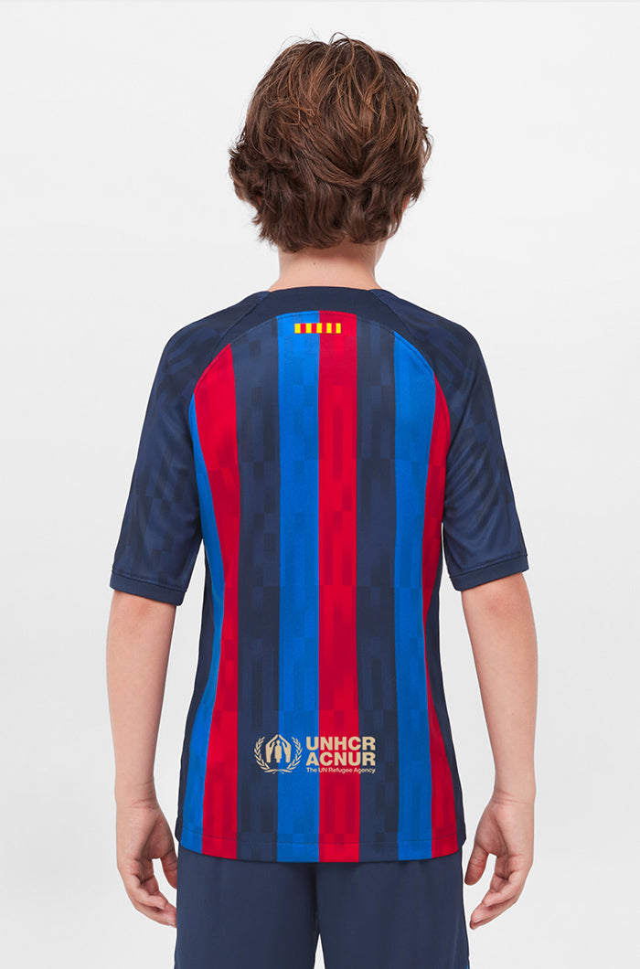Camiseta equipación FC Barcelona 22/23 - Junior – Barça Official Store Spotify Camp Nou
