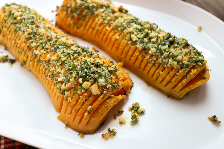 HASSELBACK BUTTERNUT SQUASH