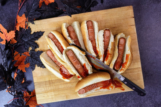 Fall Snacks - Halloween Hot Dog Fingers