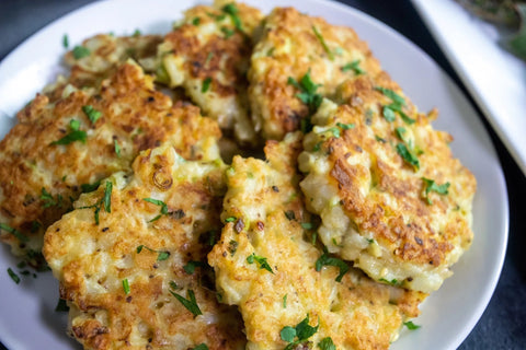 fourth of july side recipe cauliflower fritters