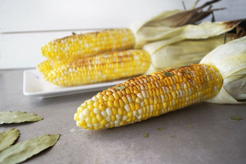 Corn on the cob seasoned with cambodian spices by PS Seasoning