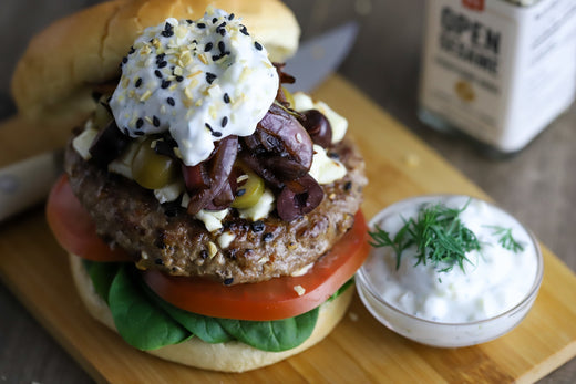 Greek Lamb Burger