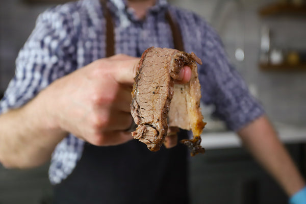 smoking brisket