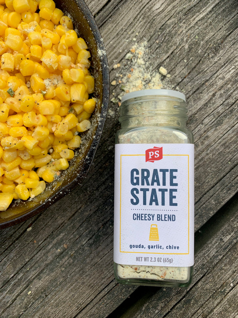 grate state cheesy blend