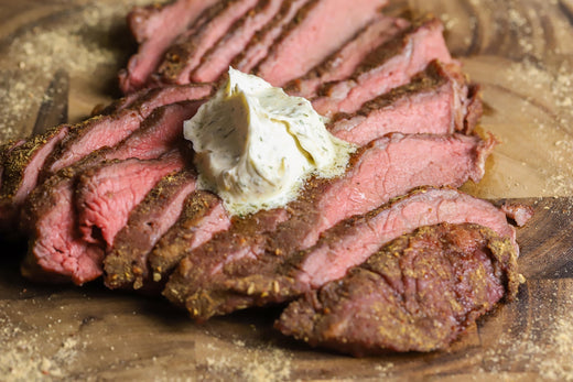 Smoked Truffle Tri Tip with Truffle Butter