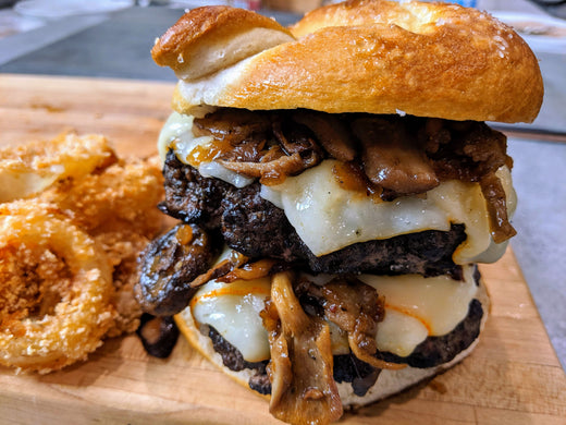 Wild Mushroom & Muenster Burger