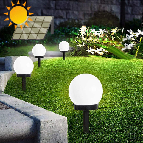 Luz de Jardim Solar em LED Redonda