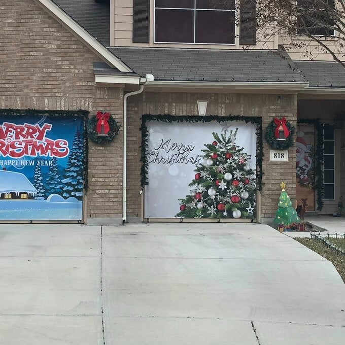 SnowBuddy Garage Door Covers Christmas 2023