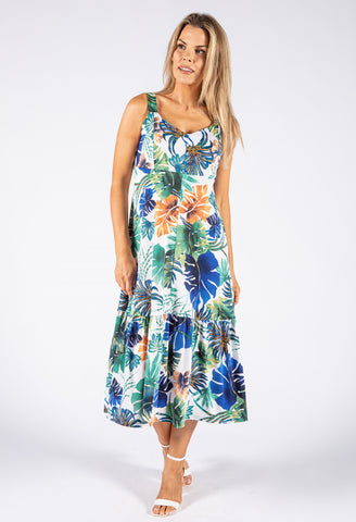 Pamela Scott floral print dress