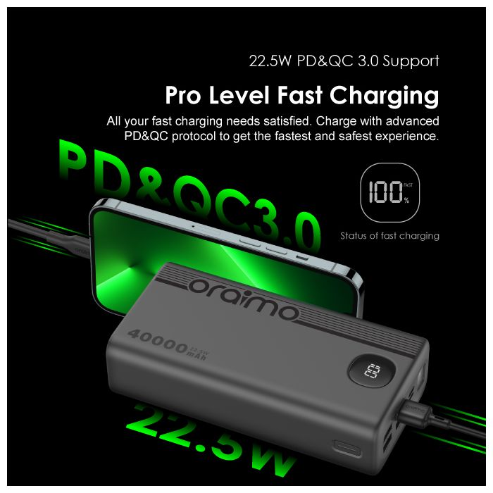 Oraimo Power Bank 30000mAh – Welcome To i-Specs Mobile