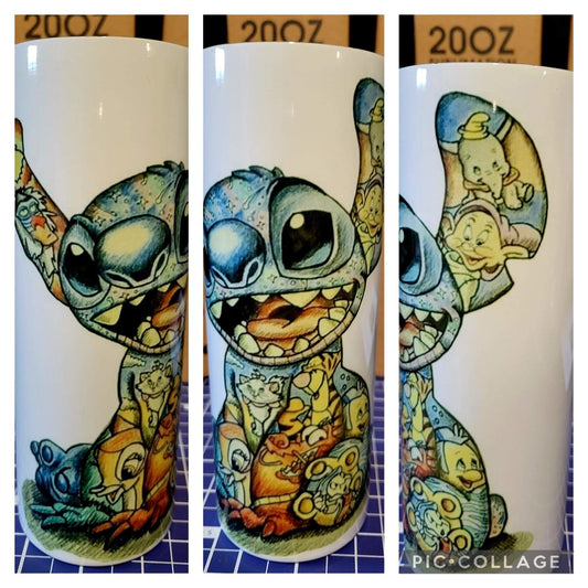 Stitch/Frog Tumbler – Justsaying716designs