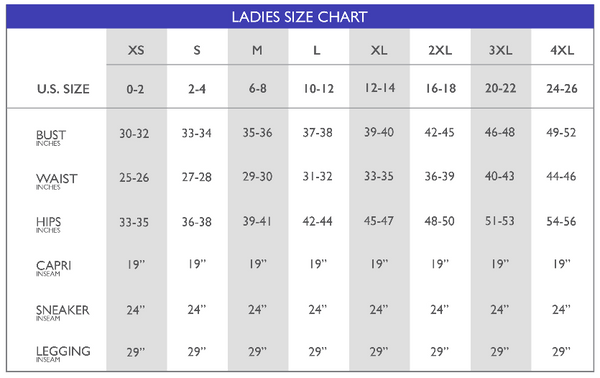Size Chart - K-DEER