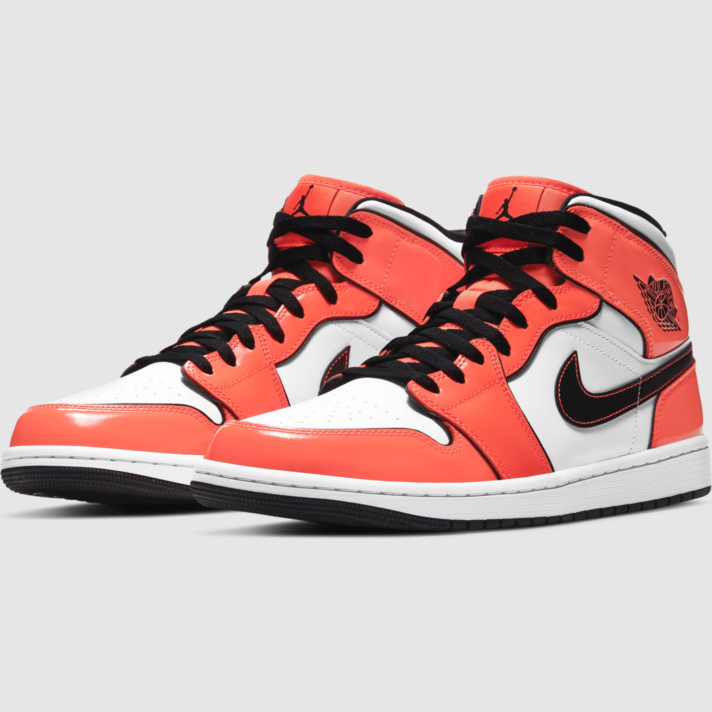 air jordan 1 mids orange