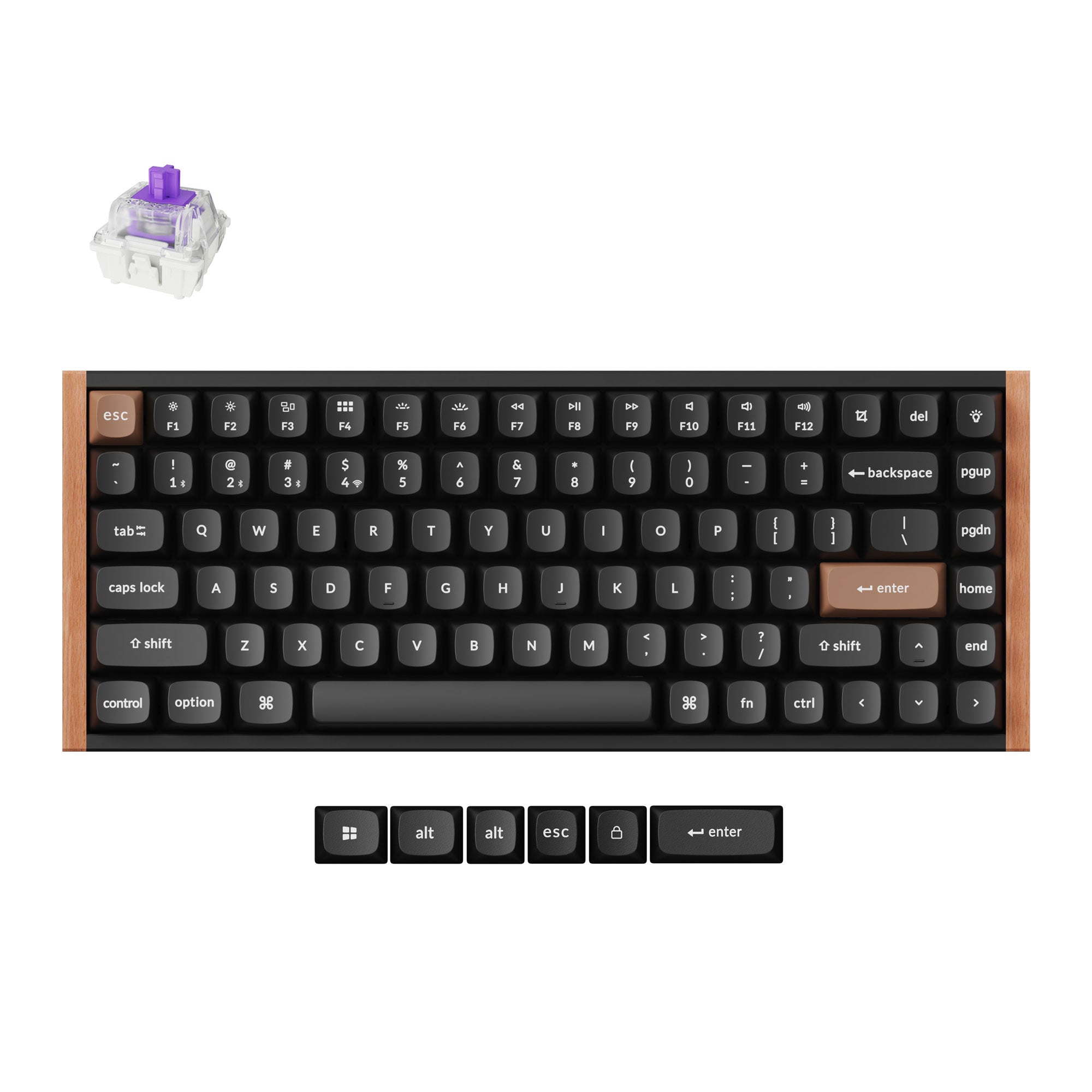 Keychron - K2 HE Wireless Magnetic Switch Custom Keyboard
