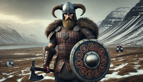 A Viking warrior ready for war