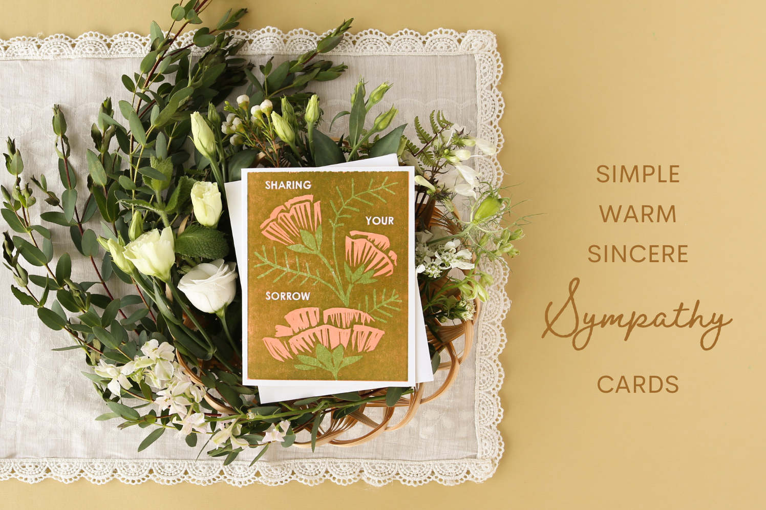 Simple Warm Sincere Sympathy Cards