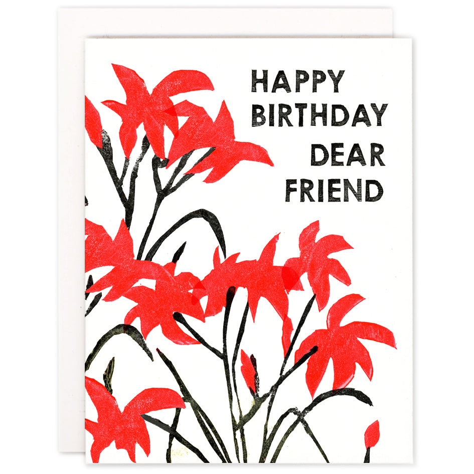 Happy Birthday Dear Friend Card – Heartell Press