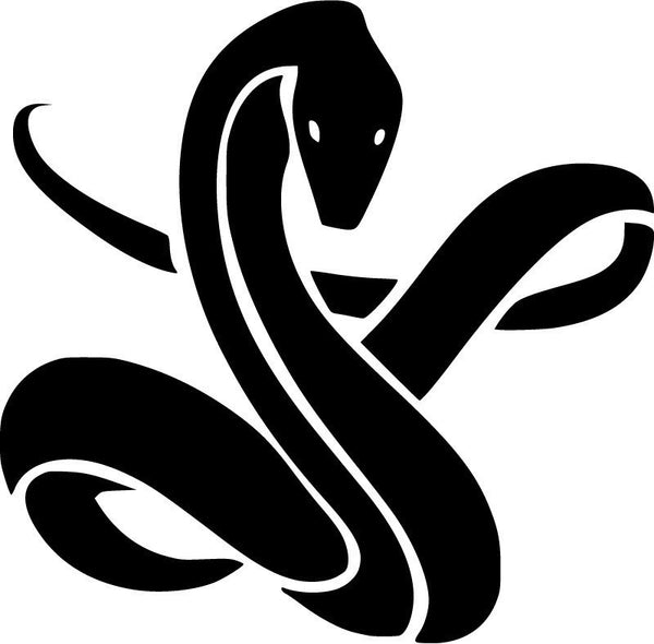 Coiled Snake JDM Racing | Die Cut Vinyl Sticker Decal | Sticky Addicti