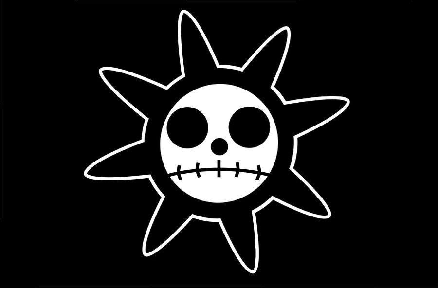 One Piece Straw Hat Jolly Roger Variation2 Sticke Roblox - one piece skull logo roblox