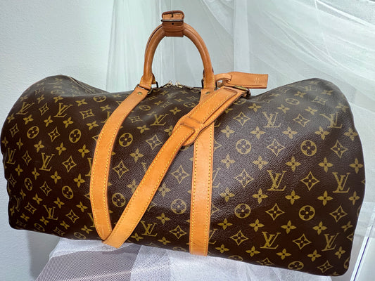Louis Vuitton Monogram Keepall Bandouliére 50 - Brown Luggage and Travel,  Handbags - LOU761469