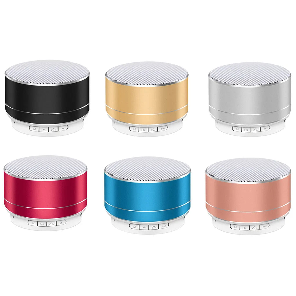 A10 Stereo Wireless Bluetooth Speaker AUX Input Handsfree Call TF Card Small HD Sound Soundbox Black