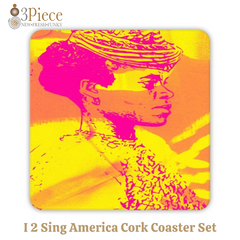 I 2 Sing America Cork Coaster Set