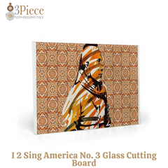 I 2 Sing America No. 3 Glass Cutting Board