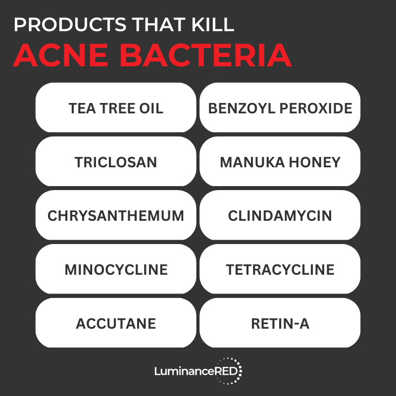 Infographic: What Kills Acne Bacteria: An Overview of 10 Options