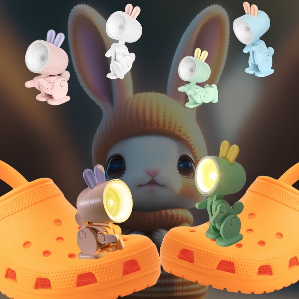 Croc Lights: A Merry Christmas Journey with Rabbit-Shaped Shoe Lights