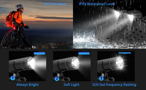 Universal Croc Lights (2 pack) - Lighting visibility up to 600 feet