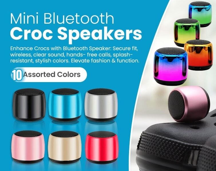 Croc Speaker - Bluetooth Wireless - 10 Colors
